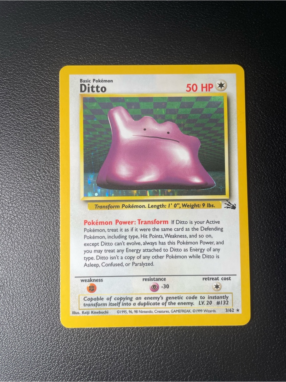 Ditto #3/62/Pokemon Fossil